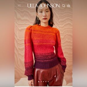 Ulla Johnson Rosalia Pullover in Agate, size M